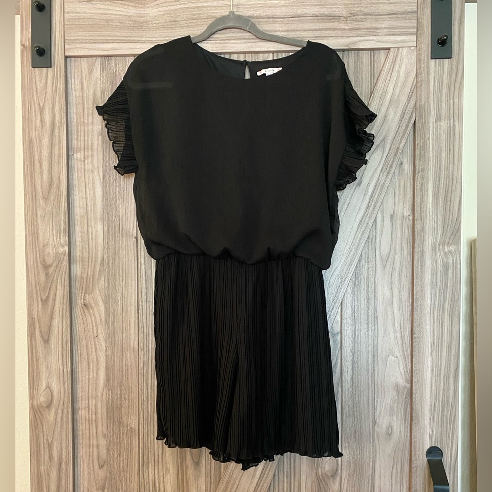 Black dressy romper Medium